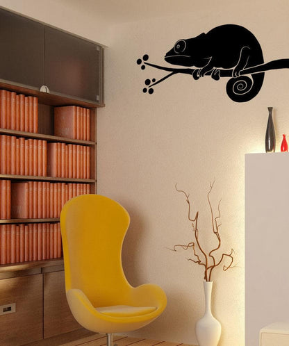 Vinyl Wall Decal Sticker Chameleon in a Tree #OS_MB979
