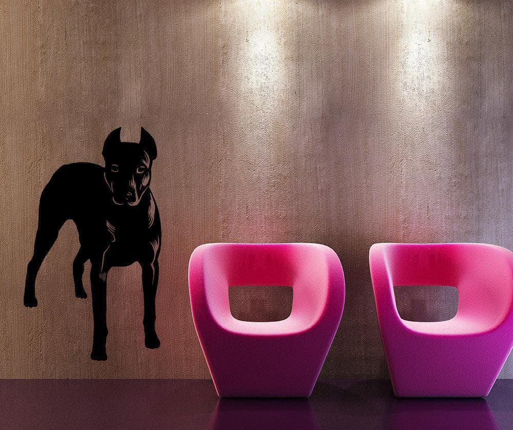 Vinyl Wall Decal Sticker Doberman #OS_MB992