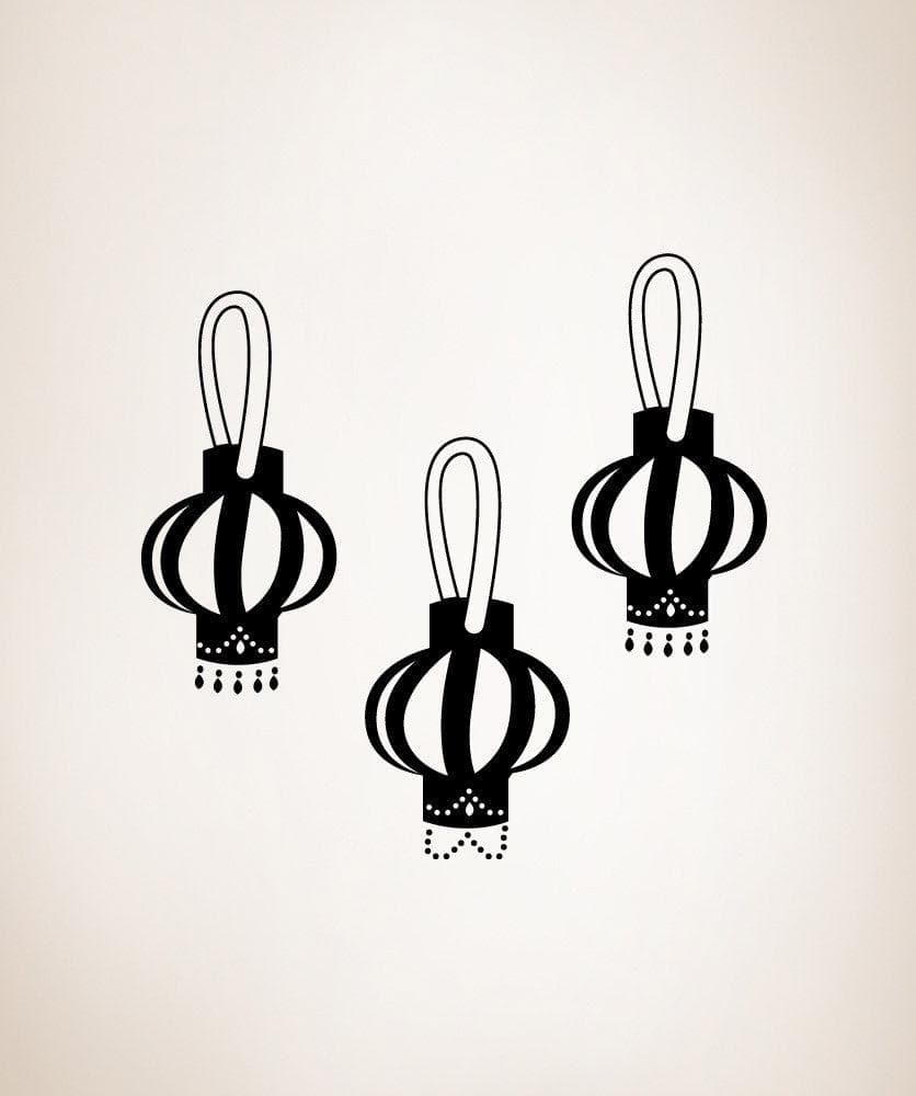 Vinyl Wall Decal Sticker Lanterns #OS_MG281