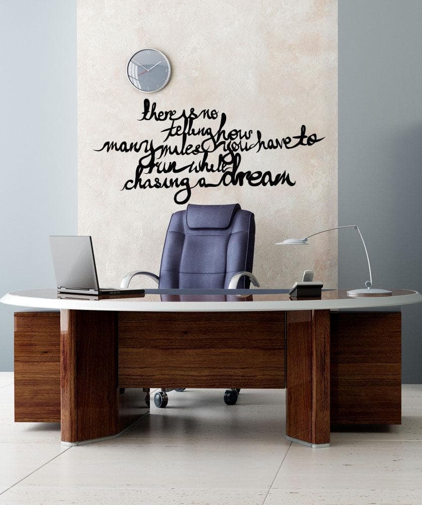 Chasing Dreams Quote Vinyl Wall Decal Sticker. #OS_MB284