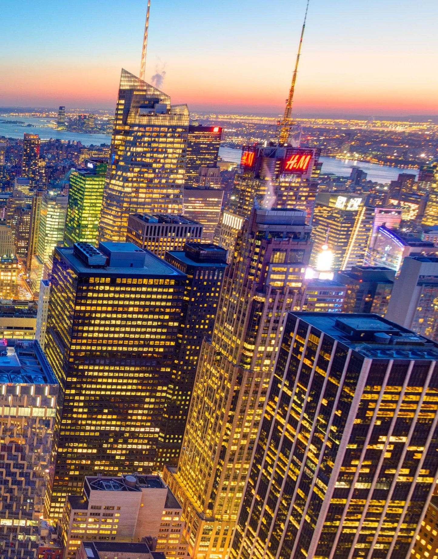 New York City Manhattan Skyscraper Skyline Photo Print. #P1019