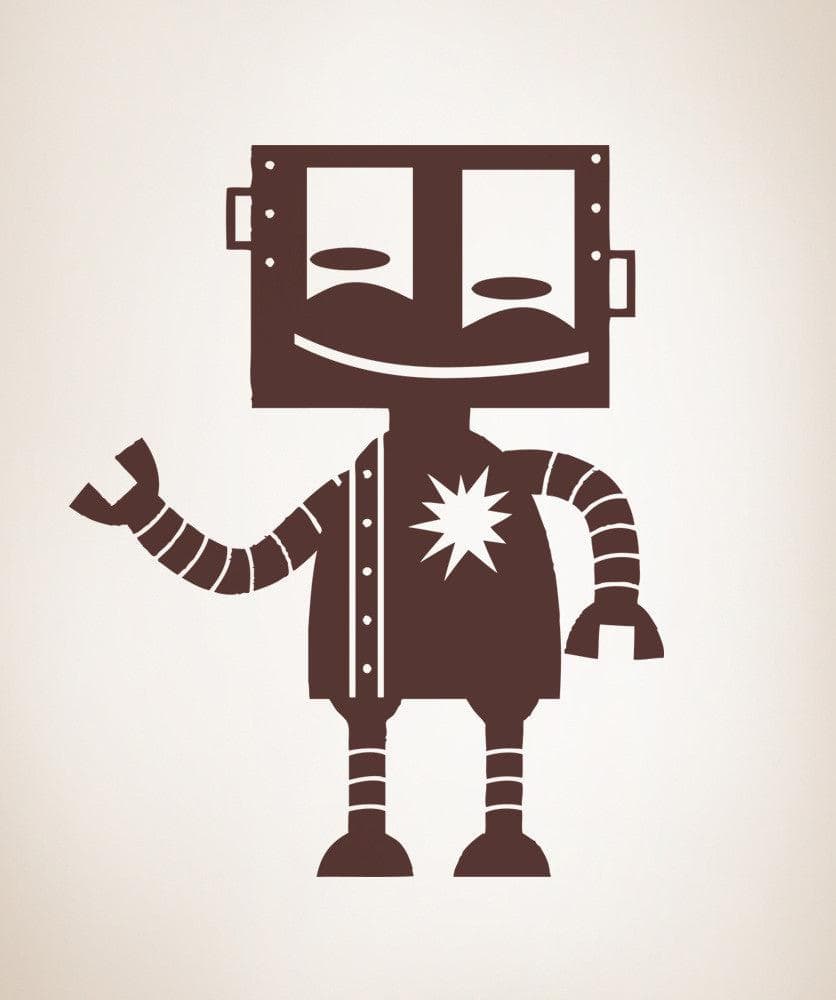 Vinyl Wall Decal Sticker Kid Robot #OS_AA200