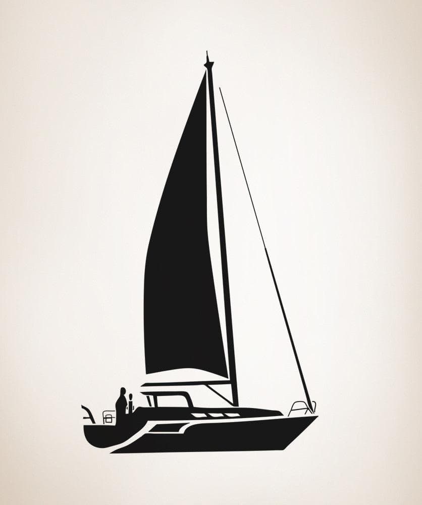 Vinyl Wall Decal Sticker Sailboat #OS_AA184