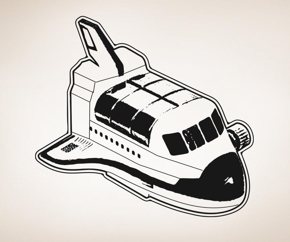 Vinyl Wall Decal Sticker Space Shuttle #OS_AA203
