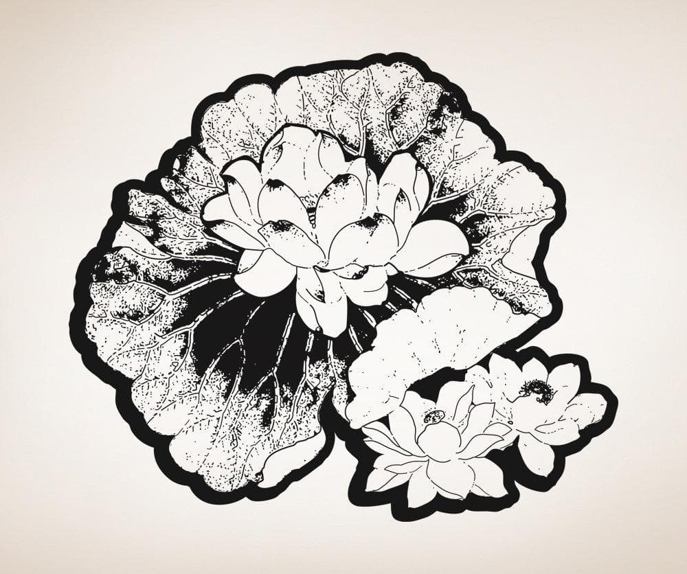 Vinyl Wall Decal Sticker Water Lillies #OS_AA252
