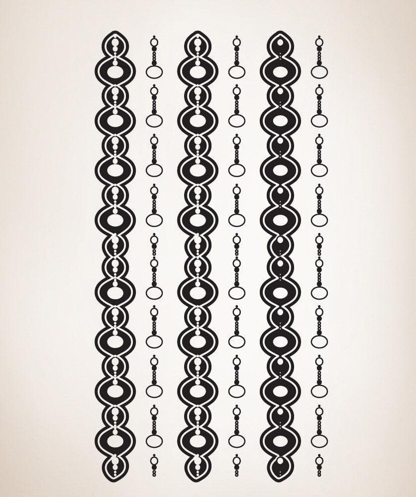 Vinyl Wall Decal Sticker Abstract Chains #OS_DC323