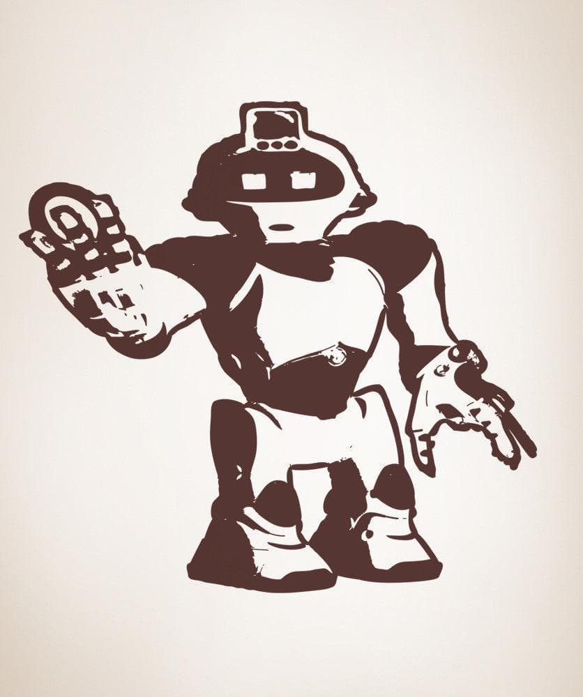 Vinyl Wall Decal Sticker Toy Robot #OS_AA199