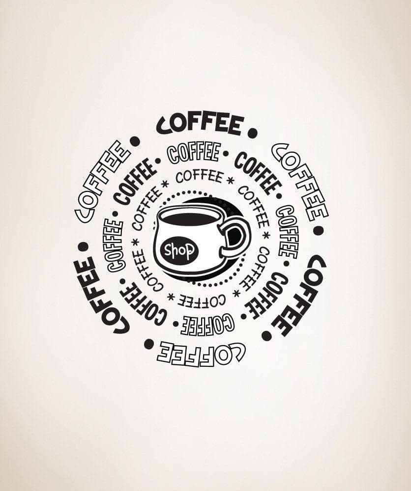Breakfast Coffee Shop Themed Vinyl Wall Decal Sticker. #OS_DC180