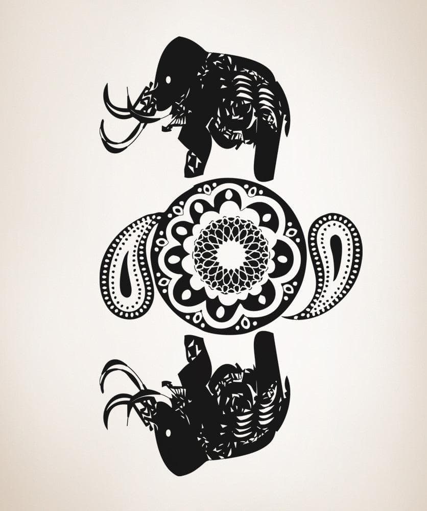 Vinyl Wall Decal Sticker Arabic Elephant Art #OS_AA336