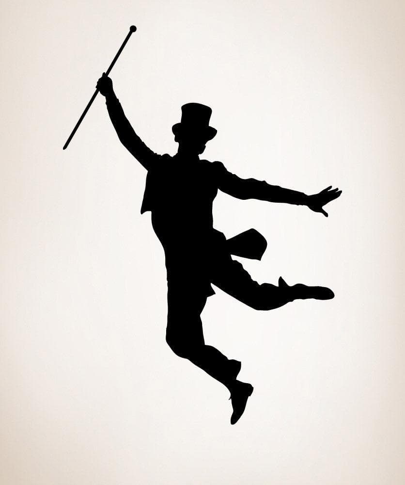 Tap Dancer Vinyl Wall Decal Sticker. #AC186