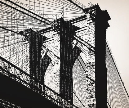 Vinyl Wall Decal Sticker Brooklyn Bridge #OS_AA549