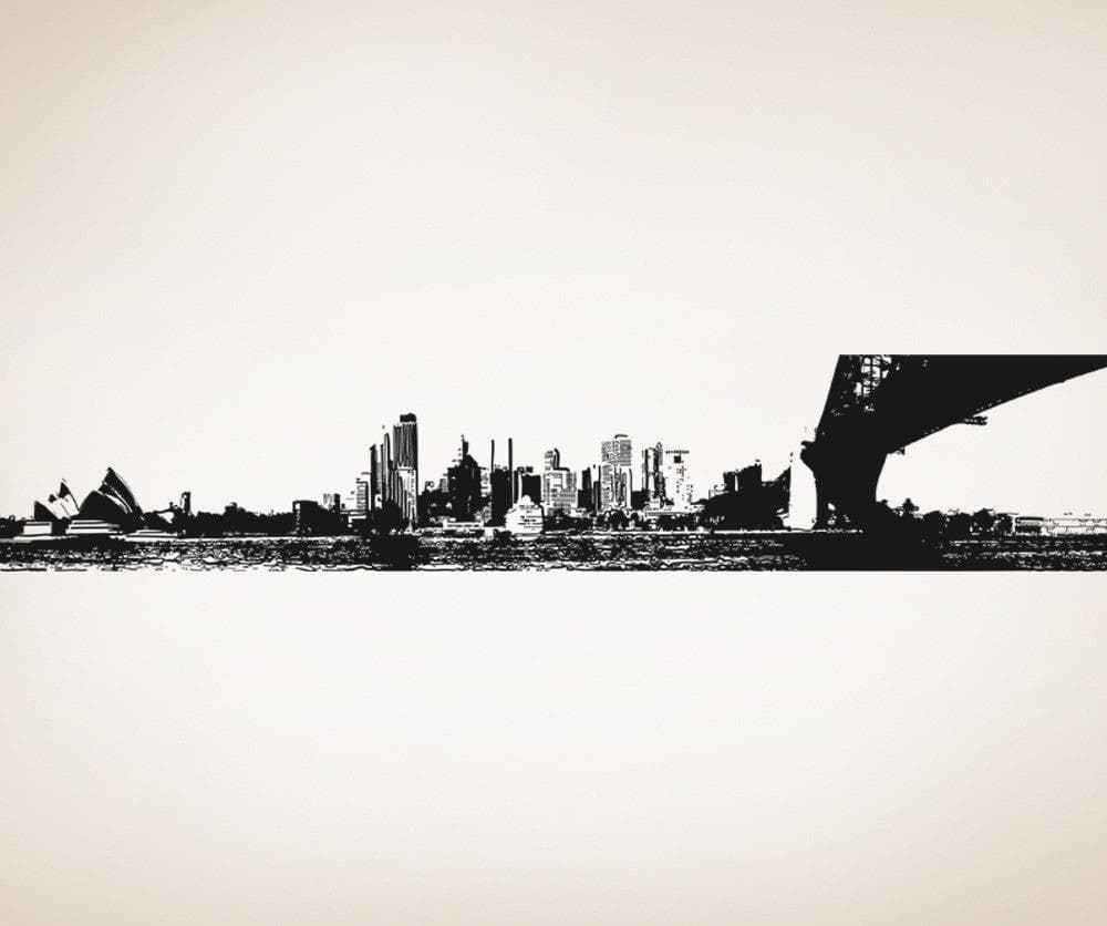 Vinyl Wall Decal Sticker Sydney Skyline #OS_AA490