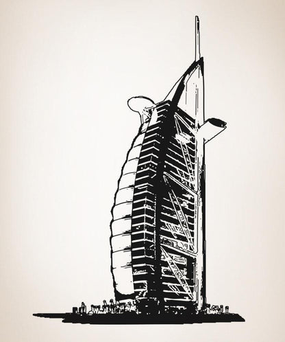 Vinyl Wall Decal Sticker Burj Khalifa #OS_AA226