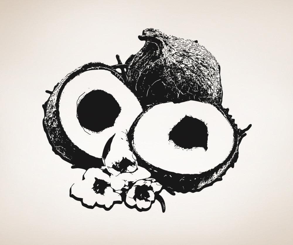 Vinyl Wall Decal Sticker Coconuts #OS_AA230