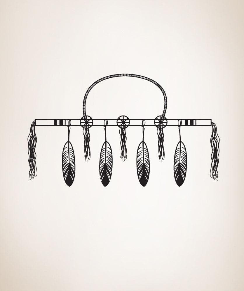 Vinyl Wall Decal Sticker Native American Decoration #OS_DC297