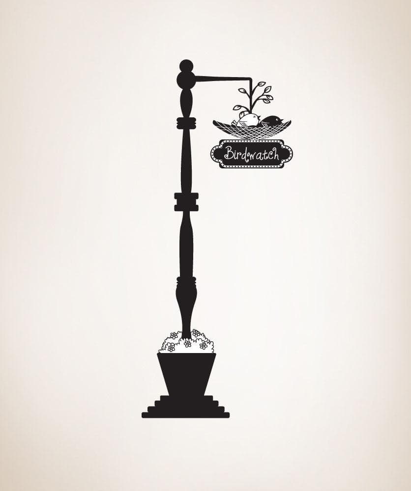 Vinyl Wall Decal Sticker Birdwatch Post #OS_DC263