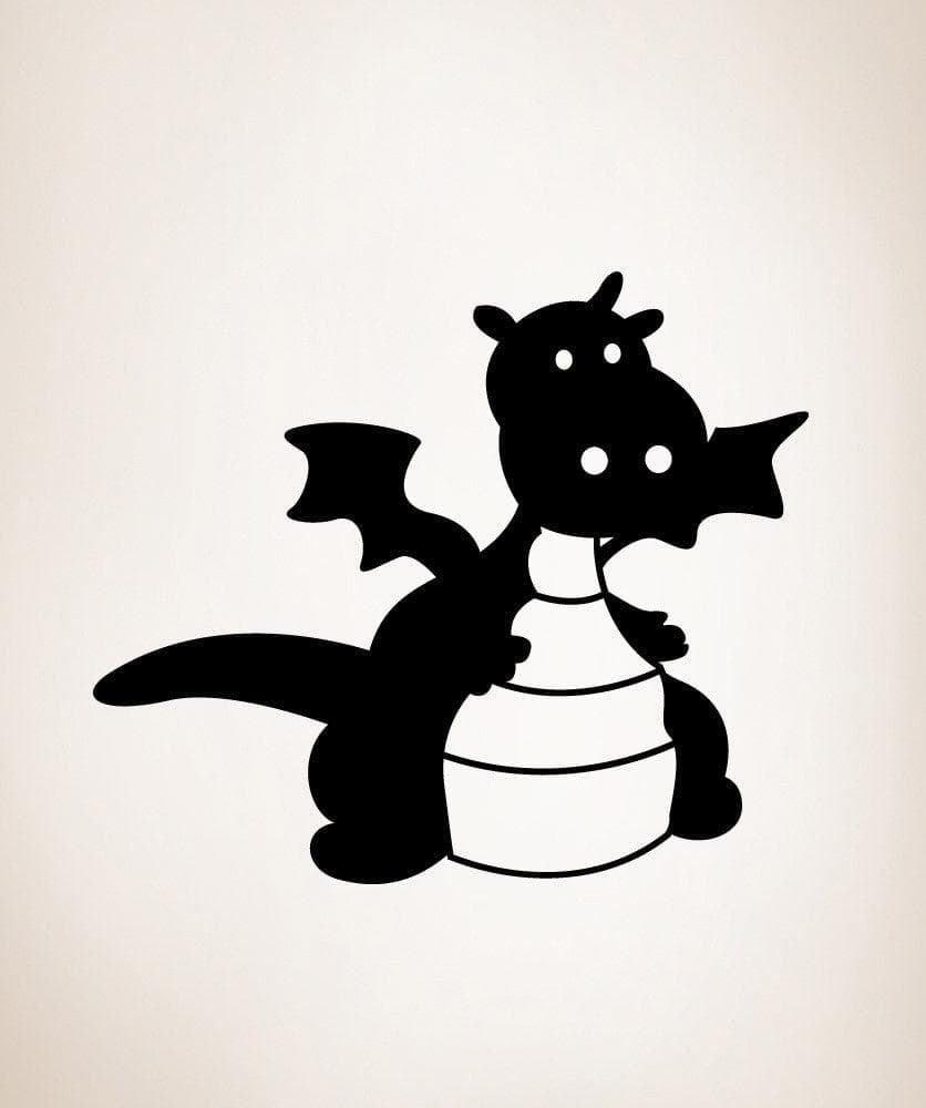 Vinyl Wall Decal Sticker Baby Dragon #OS_MG325