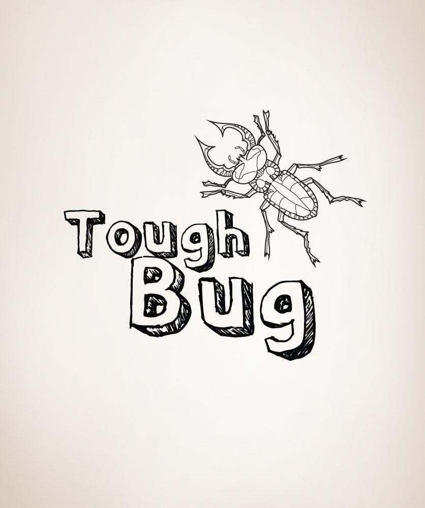 Vinyl Wall Decal Sticker Tough Bug #OS_DC214