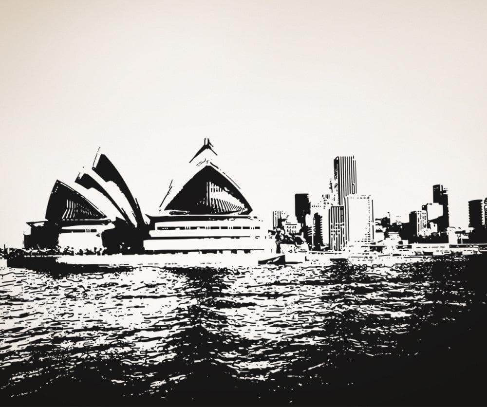 Vinyl Wall Decal Sticker Sydney, Australia #OS_AA489