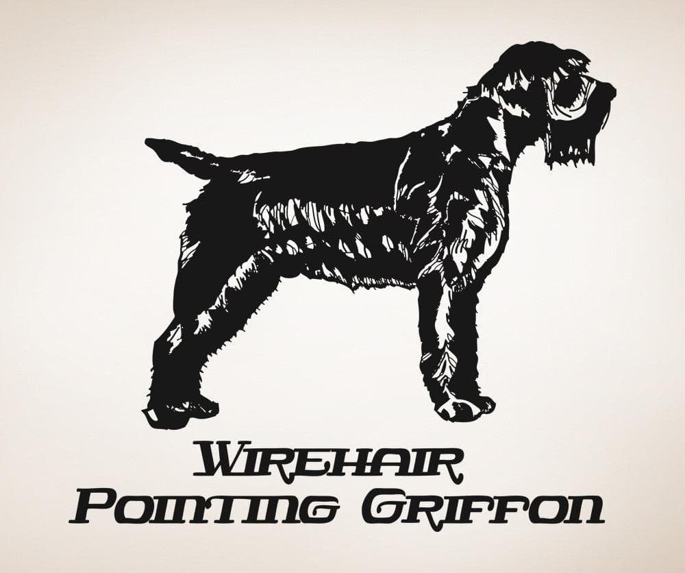 Vinyl Wall Decal Sticker Wirehair Pointing Griffon #OS_AA633