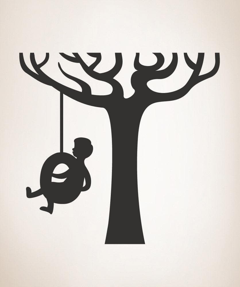 Vinyl Wall Decal Sticker Tire Swing #OS_MB451