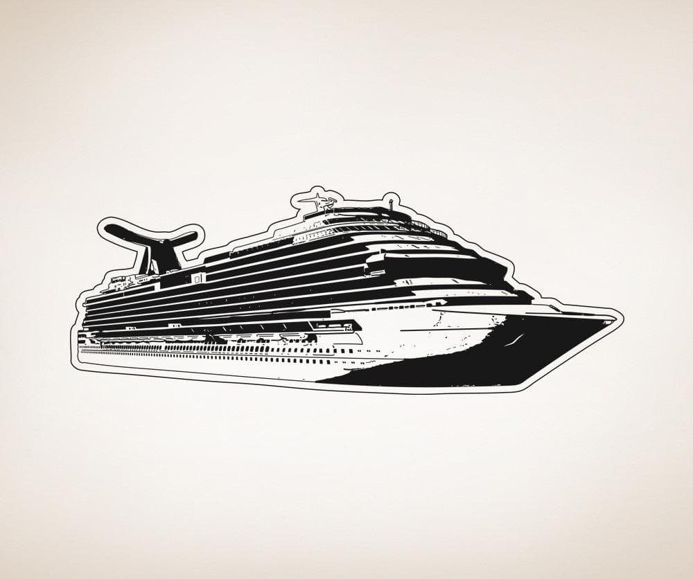 Vinyl Wall Decal Sticker Cruise Ship #OS_AA318