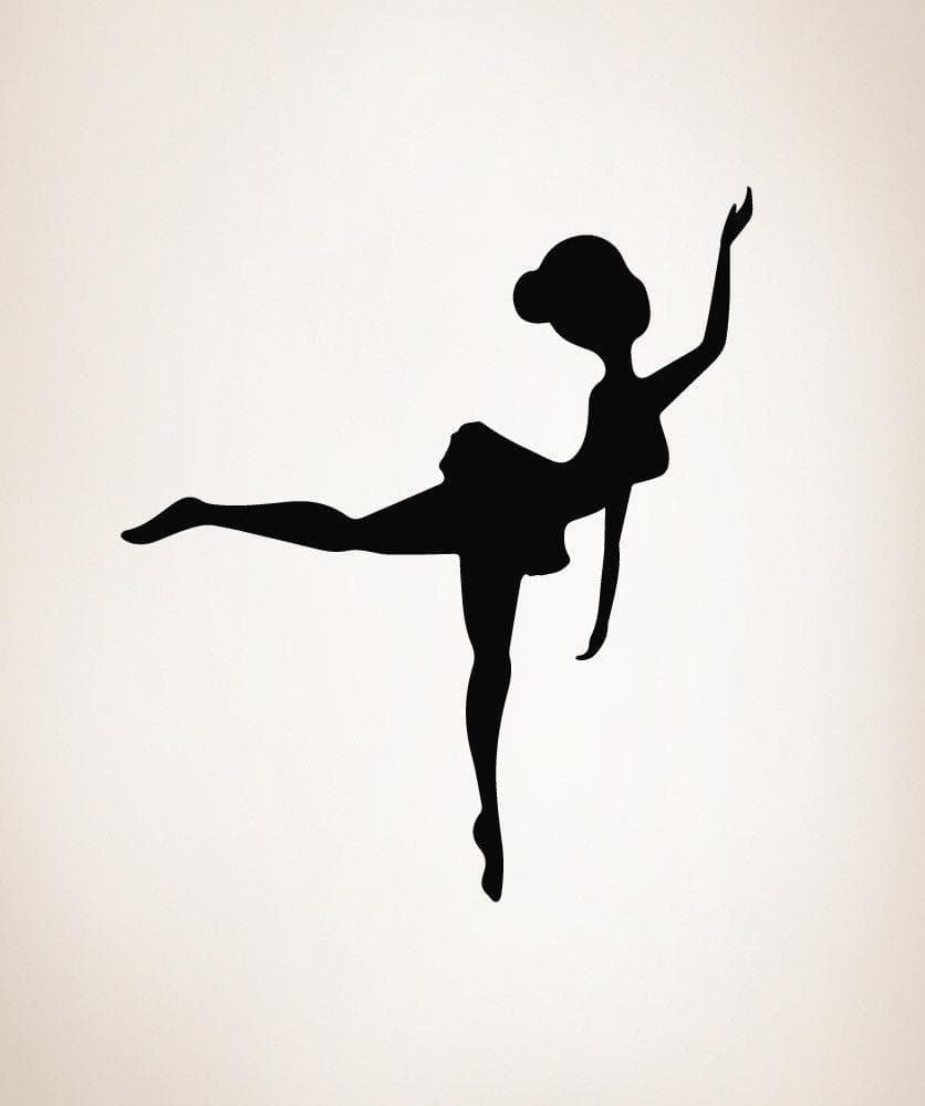 Vinyl Wall Decal Sticker Ballerina Silhouette #OS_MB475