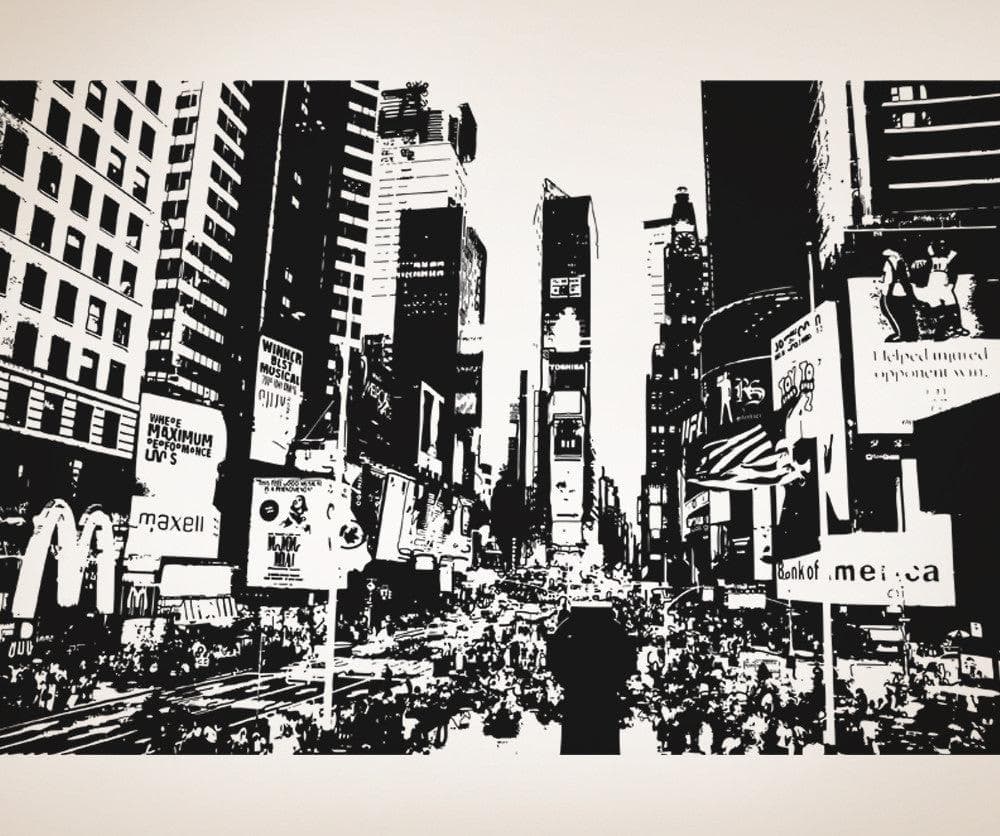 Vinyl Wall Decal Sticker NY Times Square #OS_AA557