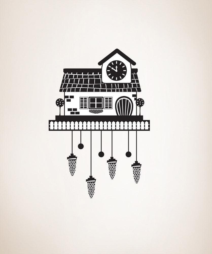 Vinyl Wall Decal Sticker Cuckoo Clock 2 #OS_DC188