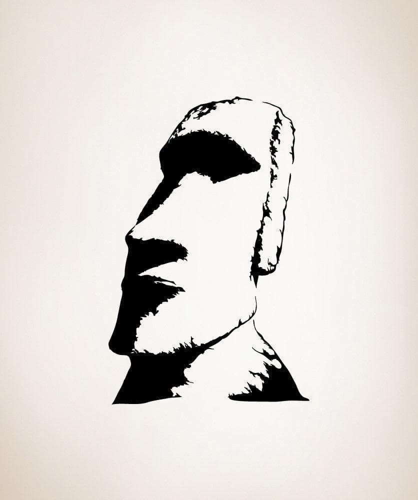 Vinyl Wall Decal Sticker Easter Island Statue #AC207