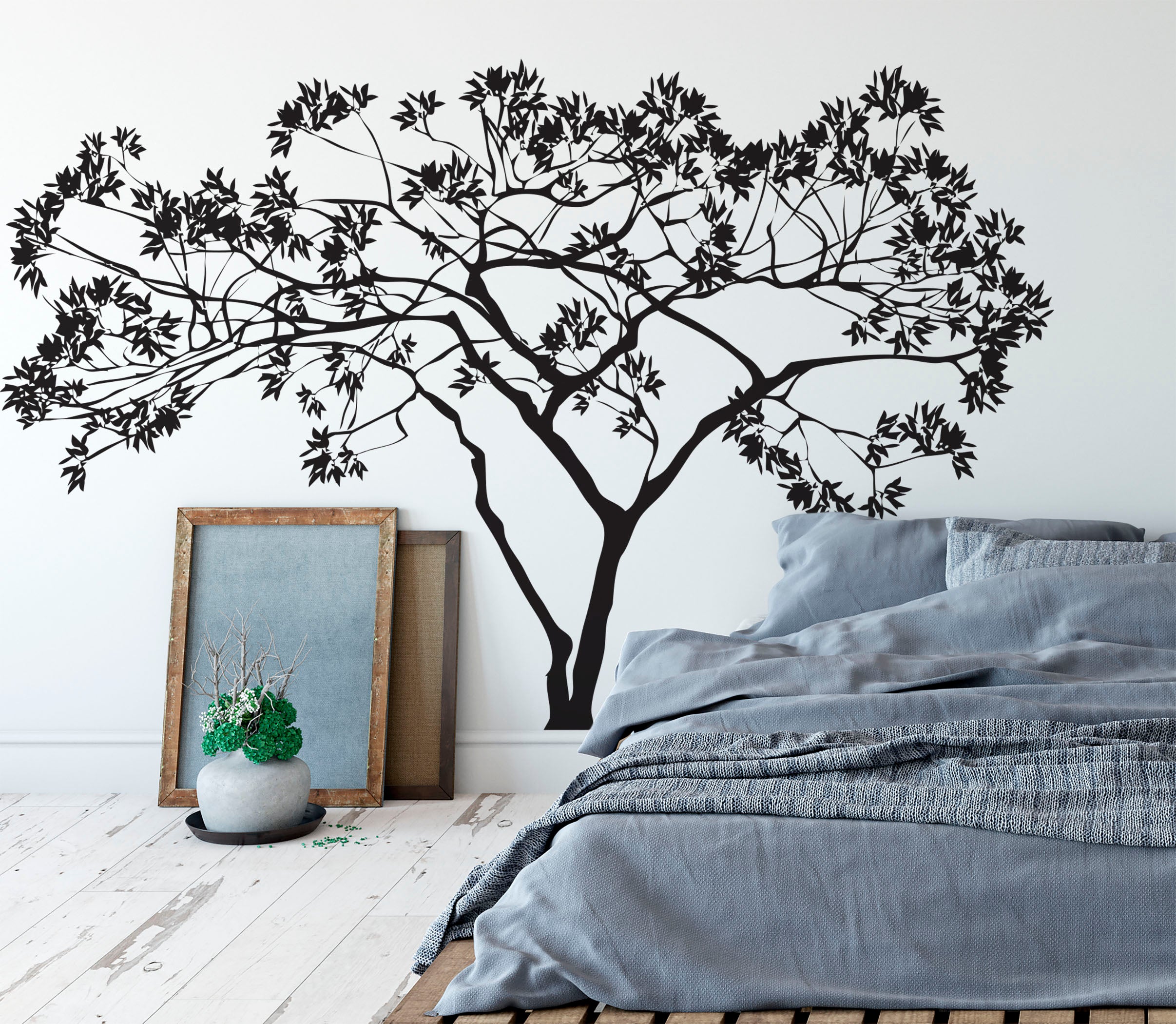 white tree wall decals