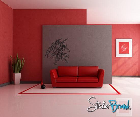 Vinyl Wall Decal Sticker Angel Demon #775