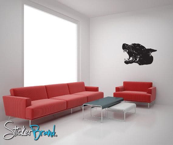 Vinyl Wall Decal Sticker Angry Dog #792