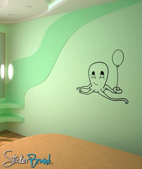 Vinyl  Wall Decal Baby Octopus #AFord101