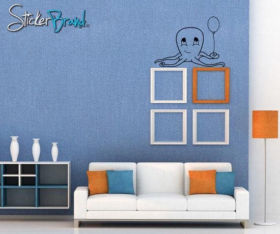 Vinyl Wall Decal Baby Octopus #AFord101