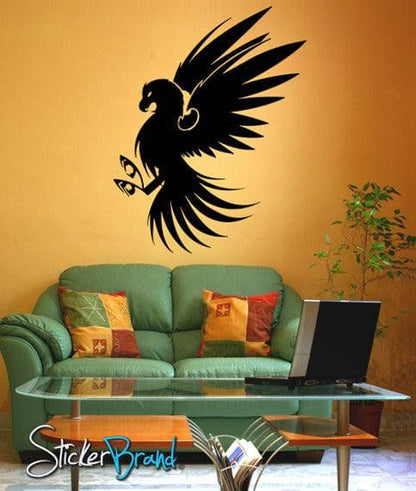 Vinyl Wall Decal Sticker Bird Eagle Hawk #KRiley112