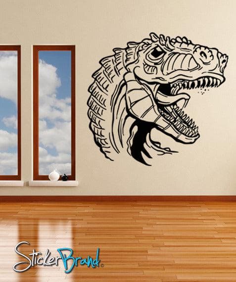 Vinyl Wall Decal Sticker Dinosaur Dino Velociraptor #KRiley118