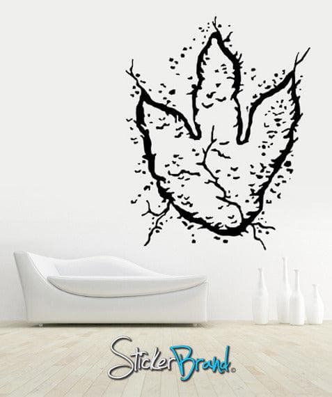 Vinyl Wall Decal Sticker Dinosaur Dino Foot Print #KRiley119