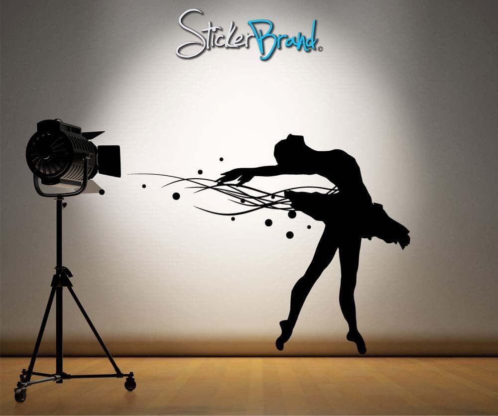 Ballerina Dancer Wall Decal Sticker. #OS_MG137