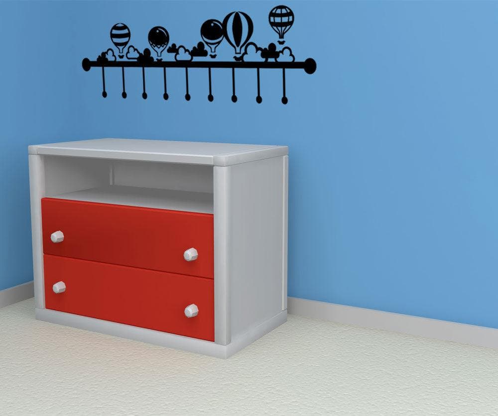 Vinyl Wall Decal Sticker Hot Air Balloon Hanger # #OS_MG150