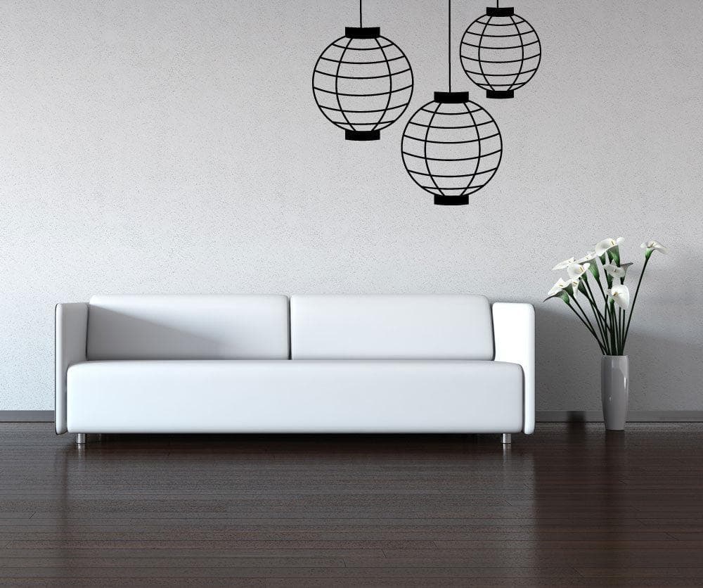 Vinyl Wall Decal Sticker Paper Lanterns #OS_MG285