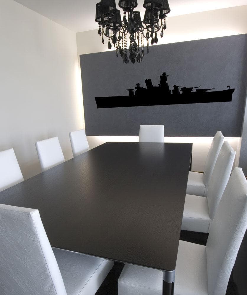Vinyl Wall Decal Sticker Battle Ship #OS_MG152