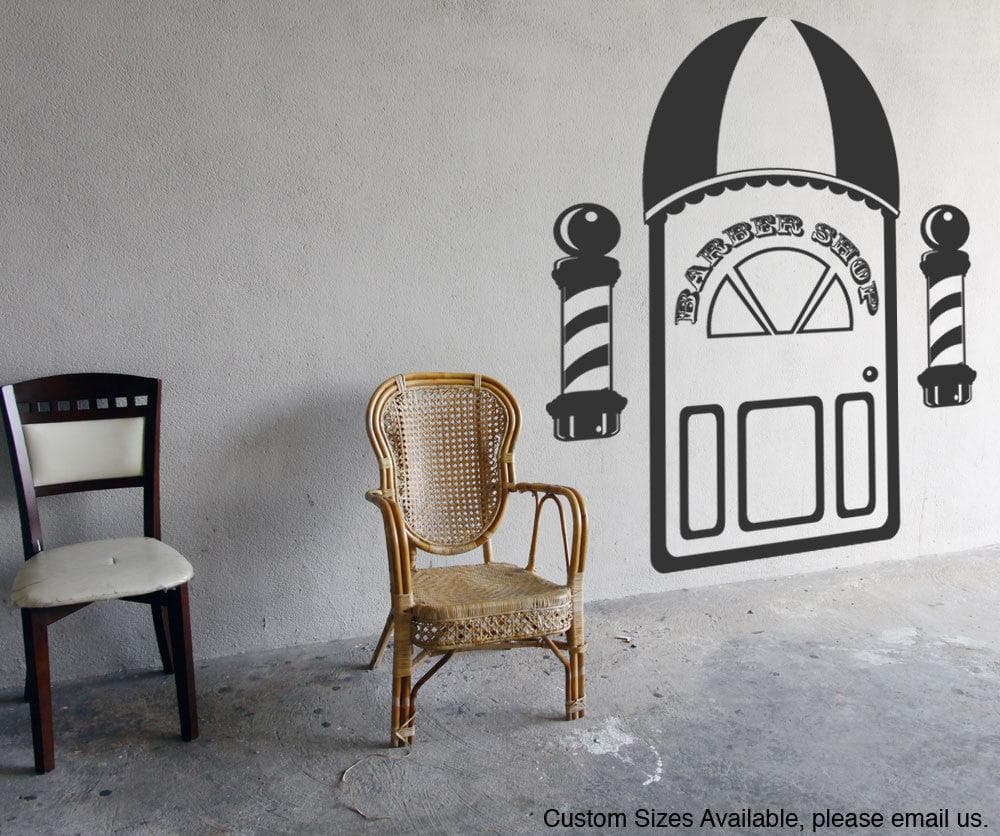 Vinyl Wall Decal Sticker Barber Shop Item #OS_MG107