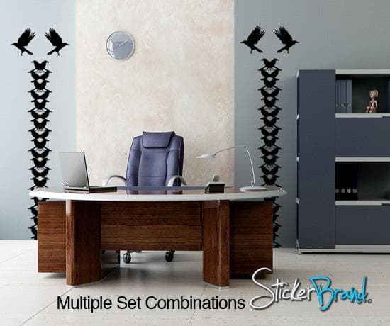 Vinyl Wall Decal Sticker Bird Silhouette Abstract #BRitzel102