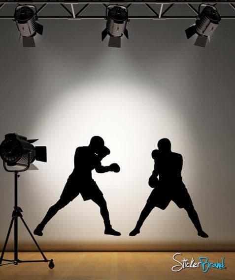 Vinyl Wall Decal Boxing Fight #766