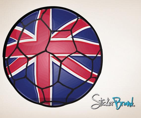 Graphic Wall Decal Sticker Football Soccer Britain UK #JH133