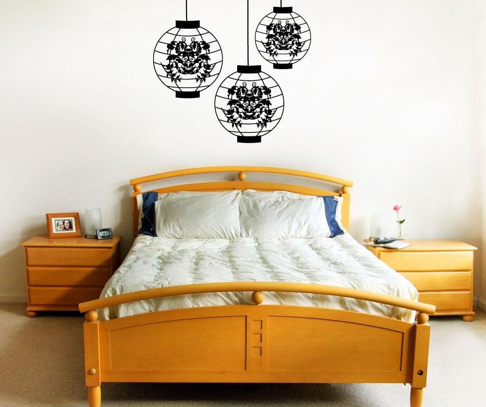 Vinyl Wall Decal Sticker Japanese Lanterns #OS_MG298