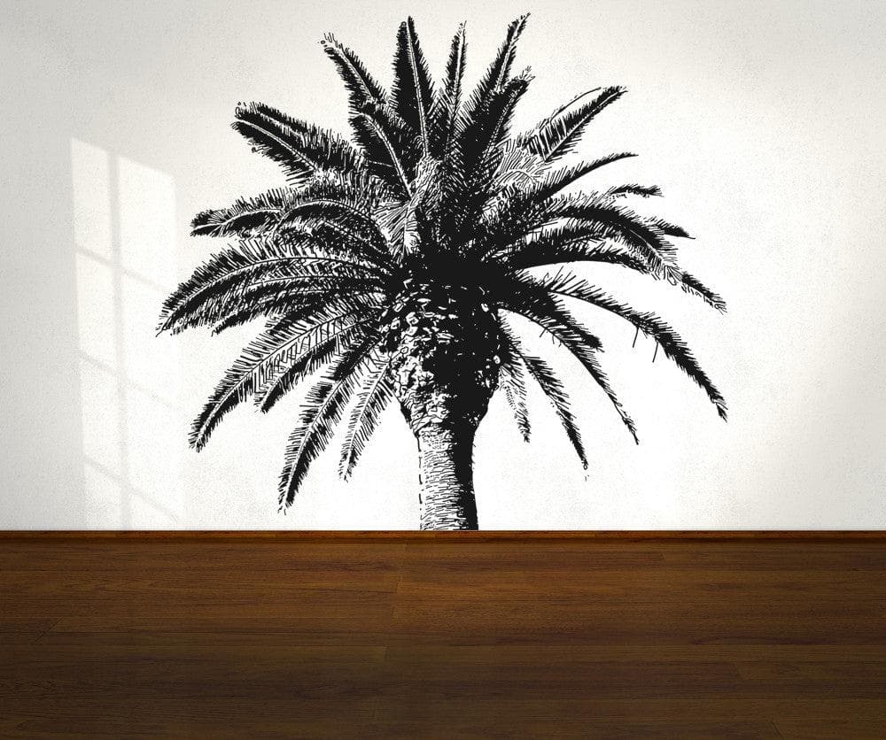 Tropical Coconut Tree Vinyl Wall Decal Sticker. #OS_AA228