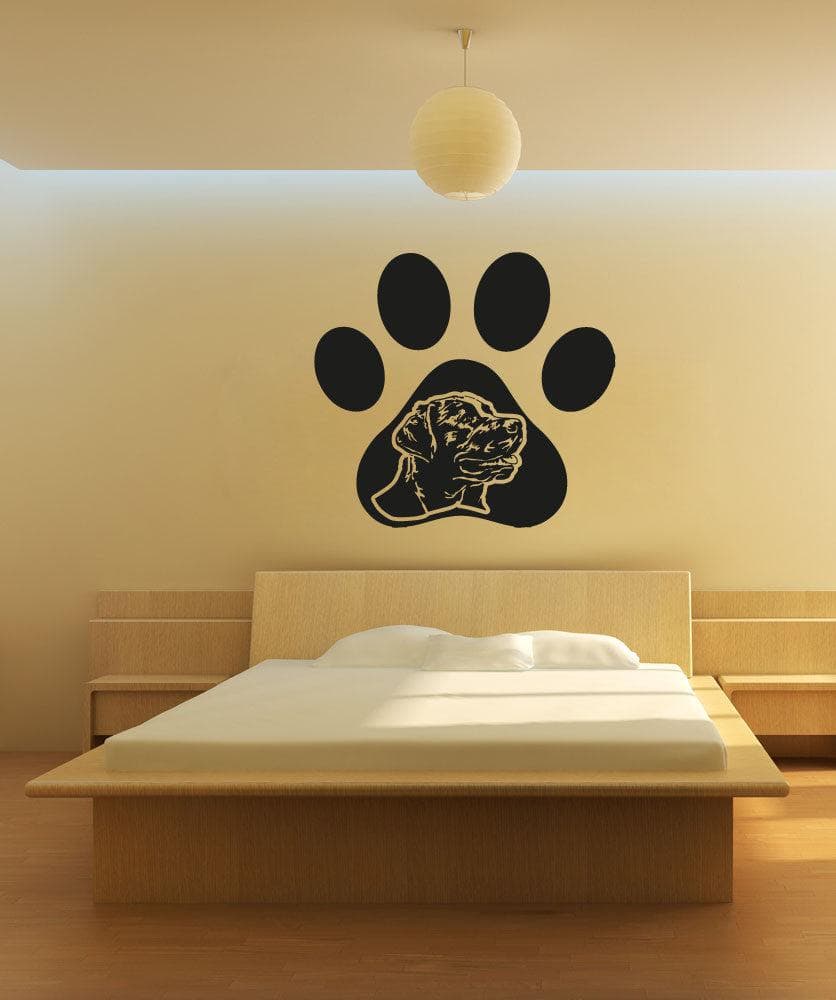 Vinyl Wall Decal Sticker Dog Paw #OS_AA575