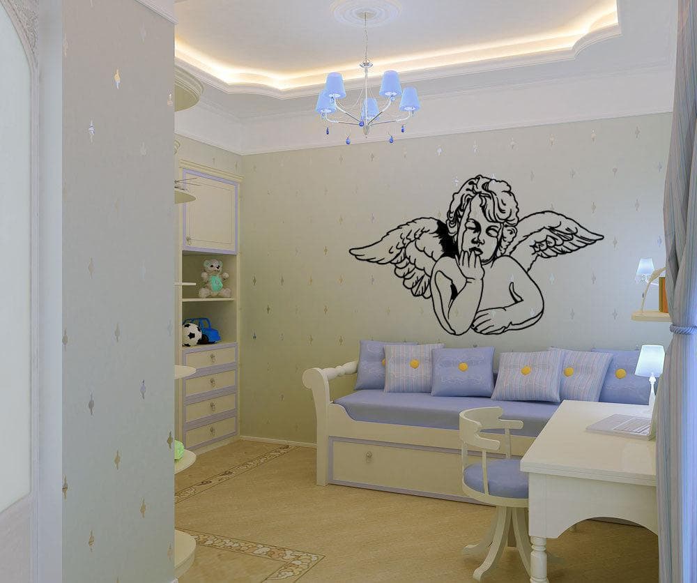 Vinyl Wall Decal Sticker Dreaming Cherub #OS_MB563